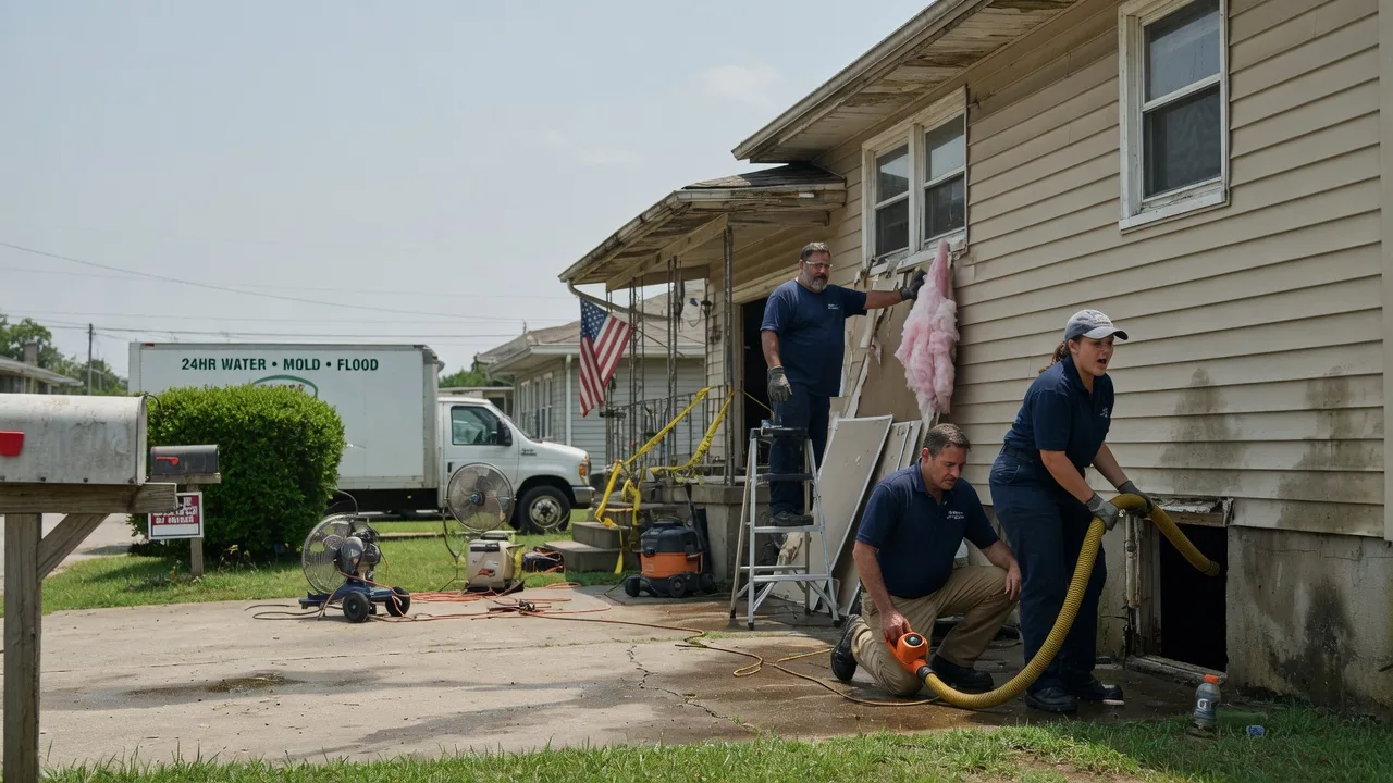 Water Damage Repair in South Hutchinson, KS near me